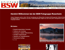 Tablet Screenshot of bswfoto-rosenheim.de